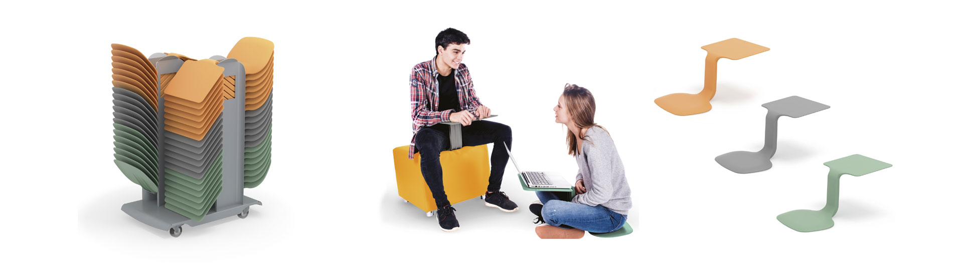 Mobiler Sitz-Tisch