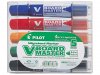 Pilot Boardmarker, nachfllbar, 5er Etui