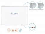 Franken Whiteboard mit Ablage, lackiert