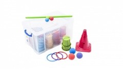 Betzold Kunterbunte Bewegungskiste, 43-tlg.