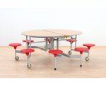 Sico 8er-Tisch-Sitz-Kombination oval, Sitzhhe 34,5 cm