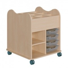 Conen Bastelwagen "Kreativo" mit 8 ErgoTray Boxen