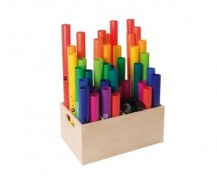 Betzold Boomwhackers Gruppensatz mit R�hren, 39 St�ck