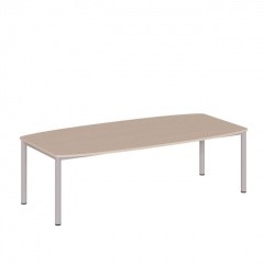 Conen Besprechungstisch "Amphore" mit Rundrohrgestell