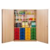 Conen Hochschrank breit mit 32 flachen Ergo Tray Boxen