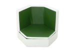 Wisdom Skog - Hexagon-Sofa, Hhe 25 cm, olivgrn