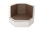 Wisdom Skog - Hexagon-Sofa, Hhe 25 cm, braun