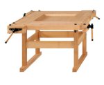ANKE Werkbank mit Holzgestell