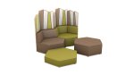 Betzold Sechseck-Lounge Set 6