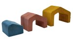 Betzold Haus-Softbausteine aus Cord, 3-teilig